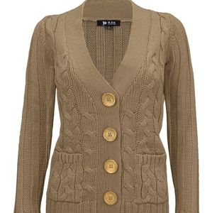 Ye Mak Cardigan in Mocha